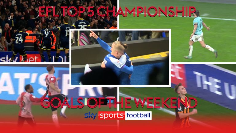EFL CHAMP TOP 5 GOALS OF THE WEEKEND 02.12.23 FEATURING TWINE, ARMSTRONG, BURNS, LATTE LATH AND HOEDT THUMB